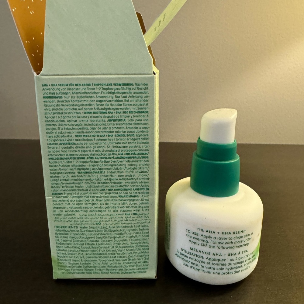 HoliFrog Halo AHA BHA Evening Serum 1 oz 30 ml Full Size NIB EXP 9/27 - Picture 3 of 5